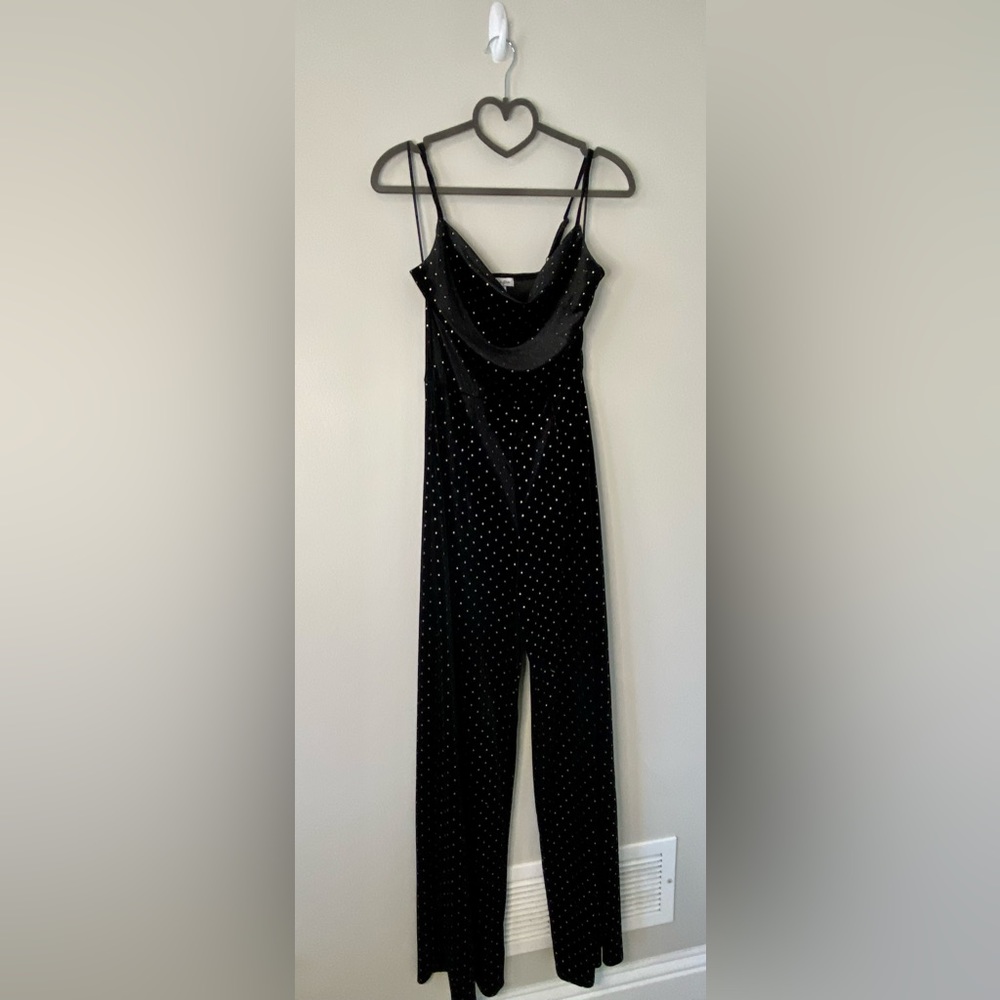 Black and Gold Jumpsuit